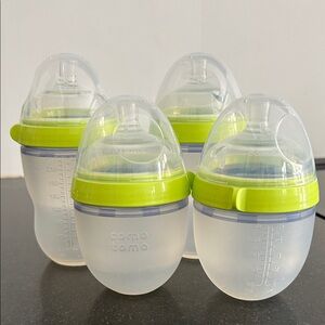 Comotomo Baby Bottle Set of 4 - Green